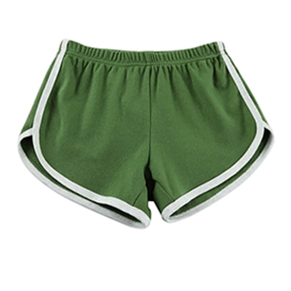 2023 1 kpl Puuvillaiset urheilushortsit, jooga-tanssishortsit, kesäurheilushortsit, - Vihreä Green XXXL