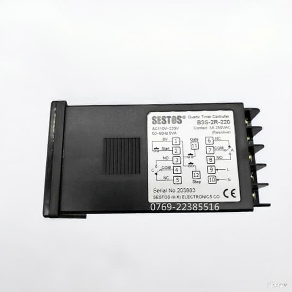 B2E-2R-220 Digital tidtaker med dobbel periode og digitalt display