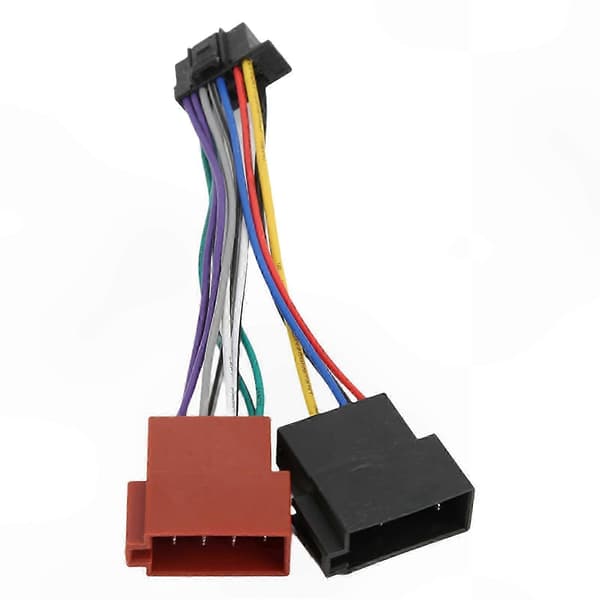 ISO ledningsnettadapter for erstatningskontakt for bilstereo