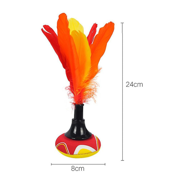 Neopren Hånd-Shuttlecock Strandunderholdning Indiaca Fjærball Hånd Badminton