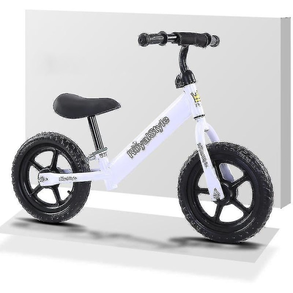 Barn Balans No-pedal Ultralätt Cykelövningskörcykel - Vit