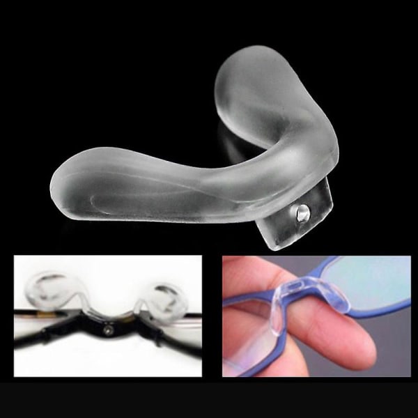 Silikon Anti-skli briller neseputer U-formet nesepute for briller tilbehør