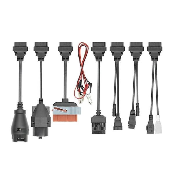 Komplett sett 8 bilkabel diagnostisk kabel OBD-omformerkabel for TCS CDP