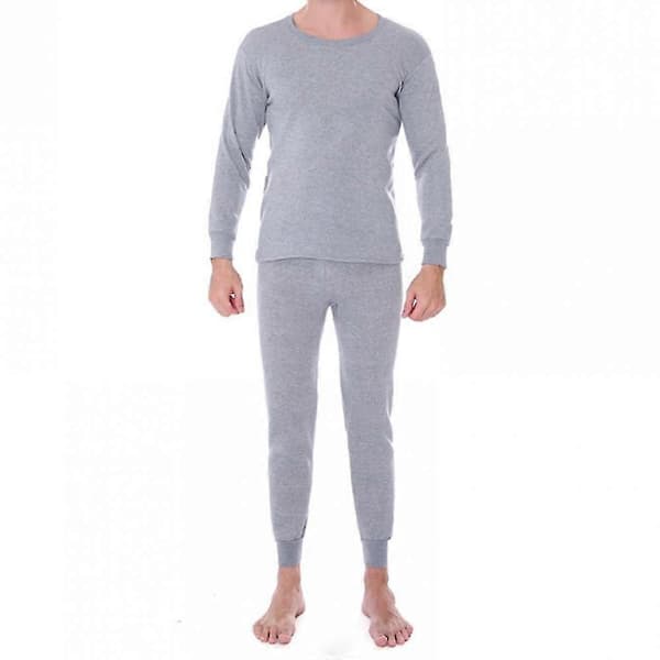 Miesten alusvaatesetti vaaleanharmaa CJY Light Gray L