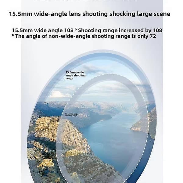 Til DJI Mavic 4 Pro JSR vidvinkelobjektiv tilbehør til luftobjektiv Not Specified WIDE+ND32+ND64+ND1000