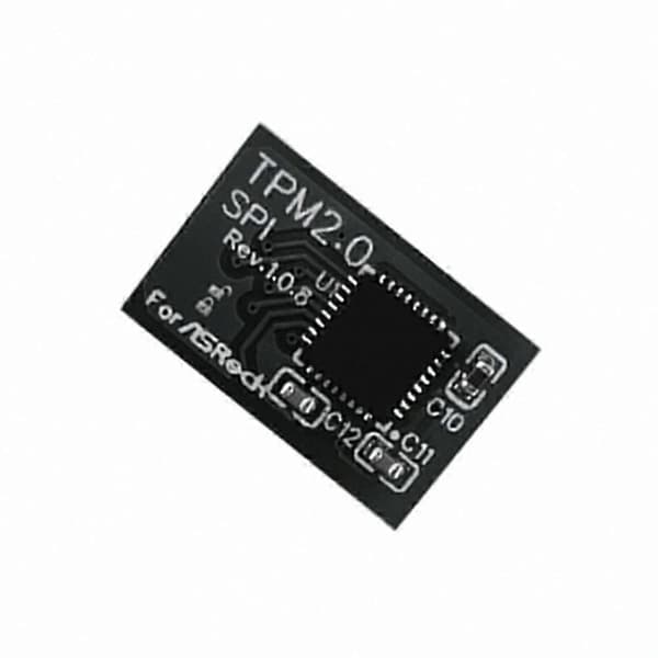 14-stifts SPI TPM 2.0 säkerhetsmodul för moderkortskompatibilitet med ASROCK-system black