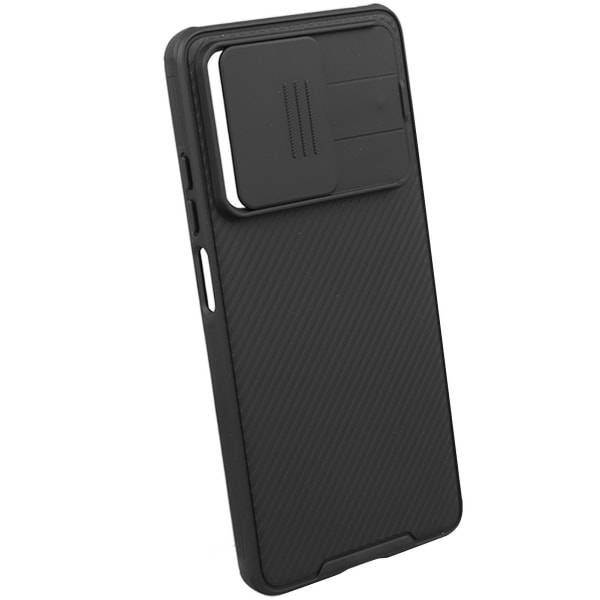 Case Redmi Note 12 Pro 5g Tpu Pc Slide Lens -kameran cover Iskunkestävä puhelimen cover matkalle Päivittäiseen käyttöön Musta