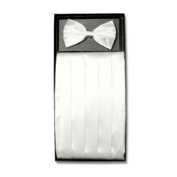 SILK Cumberbund & Bow Tie Solid Cummerbund butterfly sæt til mænd