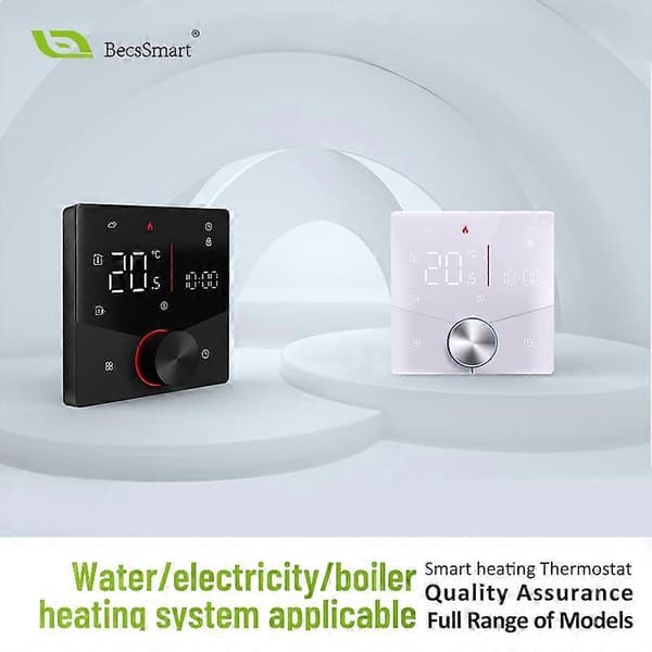 Smart Hem LED Termostat Black BHT-009GBLW Electric Heating WiFi