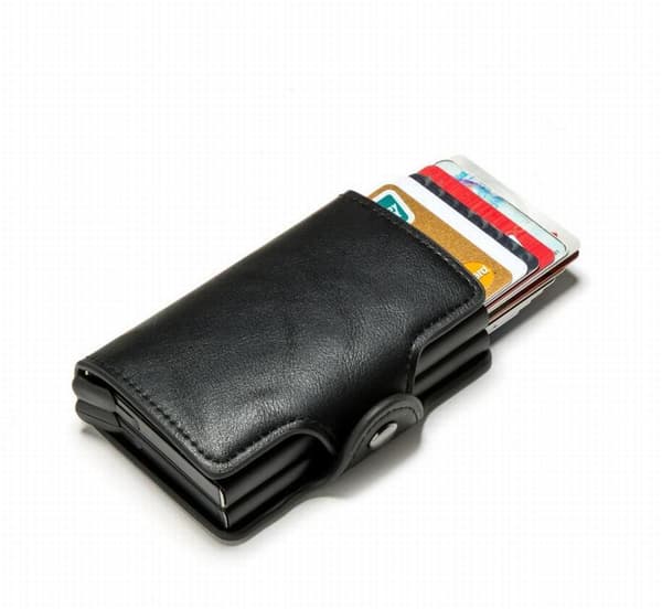 Automatisk kortholder Sort Black one size