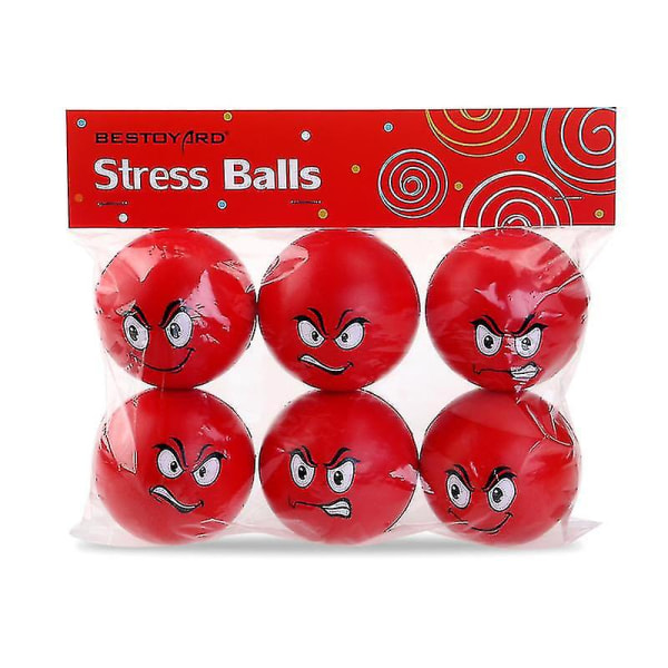 6 stk Stressball