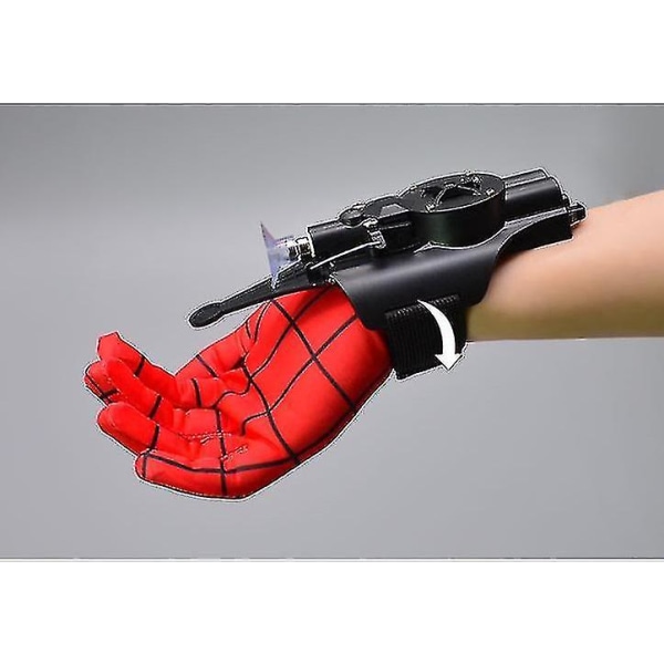 Spiderman Web Shooters Spider Man Automatisk Tilbaketrekking USB-Lading Håndleddslansering Cosplay Gadget Leke For