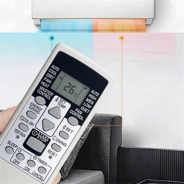 Ersättningsfjärrkontroll AR-RCD1C för Fujitsu luftkonditionering CJY White