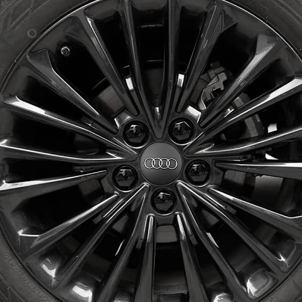 4-pakning - Audi Senterkopper / Navkapsler - Bilsort 60 mm 61