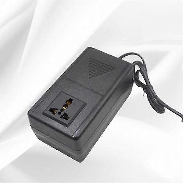 Effekttransformator 300W - 220V til 110V spændingsomformer til rejser Black