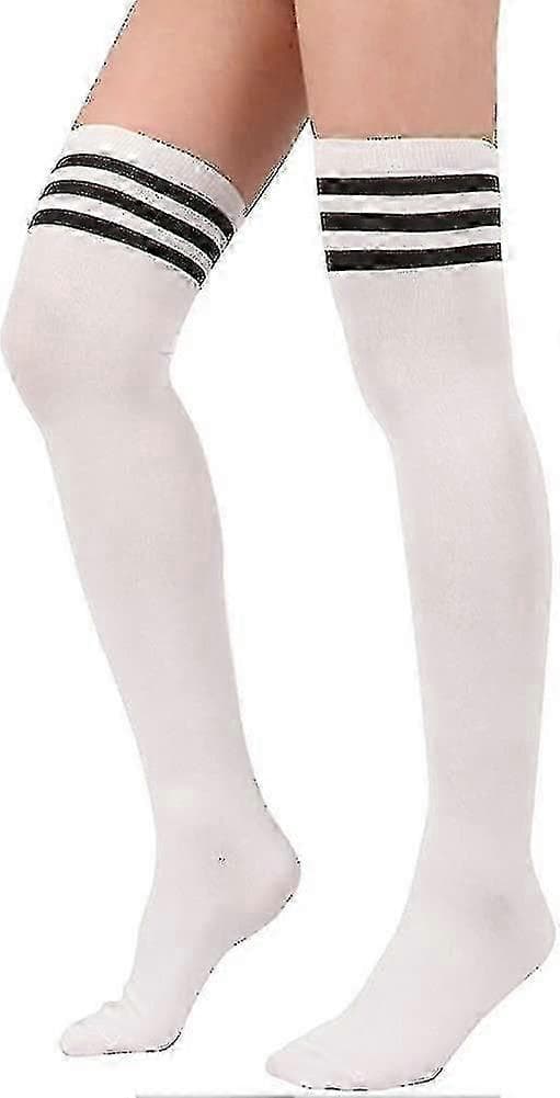 Dame Over Knee Lårhøje Strømper Plus Size Bomulds Benvarmere Strømper