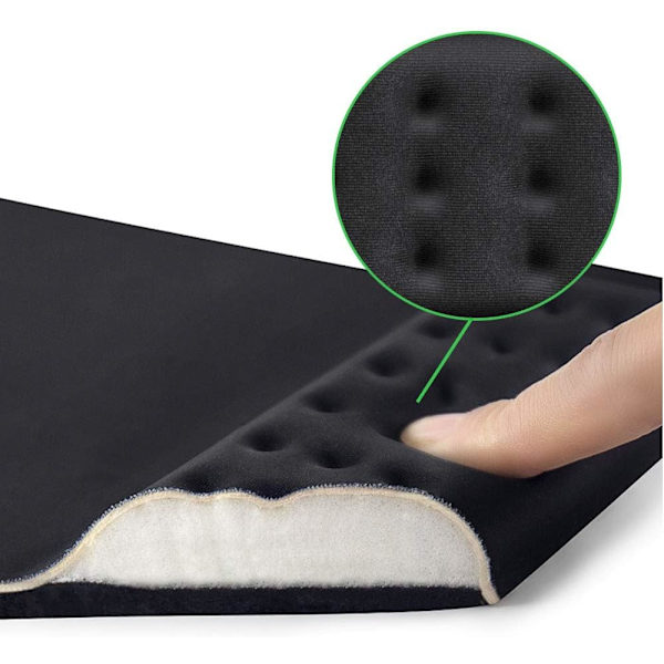 Gaming Mouse Pad with Wrist Rest, Ergonomic Wrist Support for Computer Mouse, Black