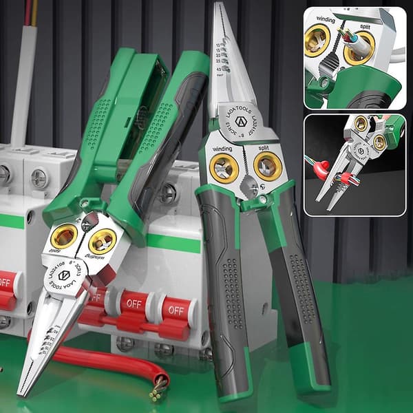 Wire Stripper Stripping Tool with Non-Slip Comfort Grip for Stripping Thin Wires CJY 7 in One