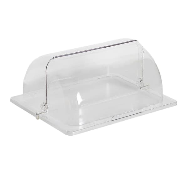 Matdisplaylock Matält Rektangulär Bageritallrikslock Klar Kupolkorg 34cmx27cmx15cm
