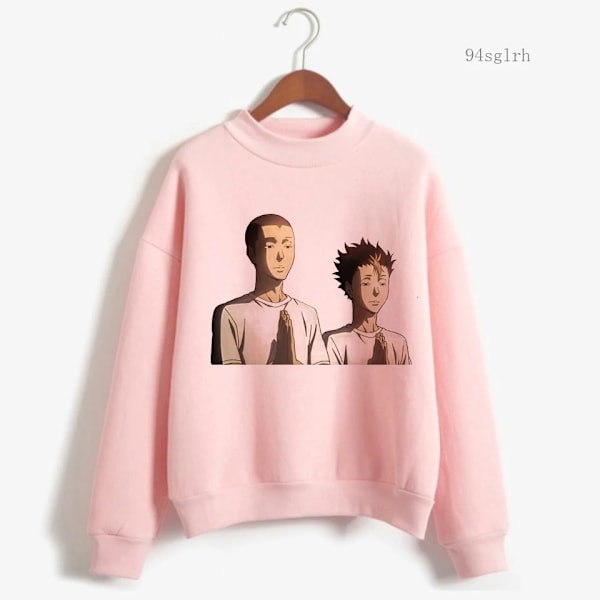 Anime Haikyuu Huppari Toppar Herr Harajuku Muoti Streetwear Kawaii Oya Graafinen Crewneck Puloverit Unisex Sweatshirt Mies 11326 11326 XL