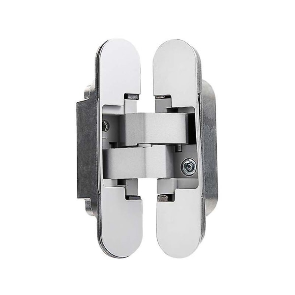 Invisible hinge for doors, set of 2 invisible hinges for heavy doors, 40 kg load, 180 opening, Zamak