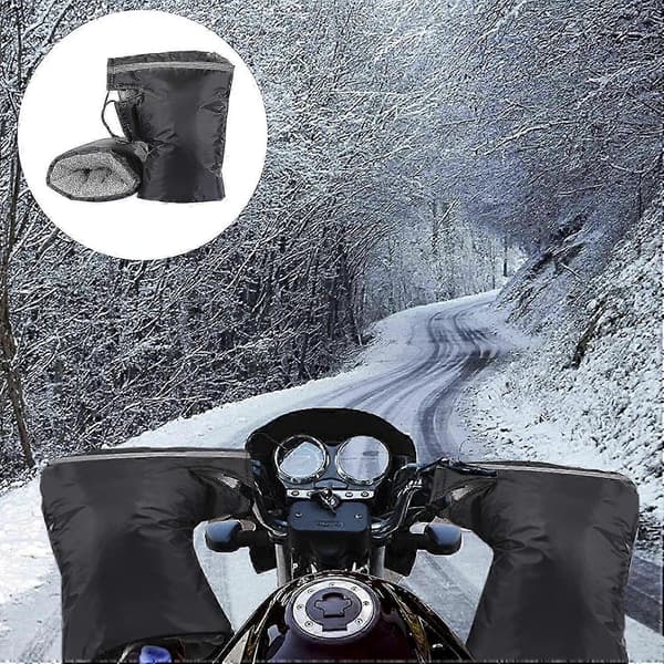 Winter Handlebar Warmers: Windproof, Waterproof, Warm Grip Covers for Motorcycle CJY