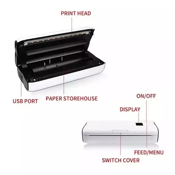 A4 thermal tryckpapper för bläckfria skrivare, feltryckta läxor, kontorsutskriftsmaterial