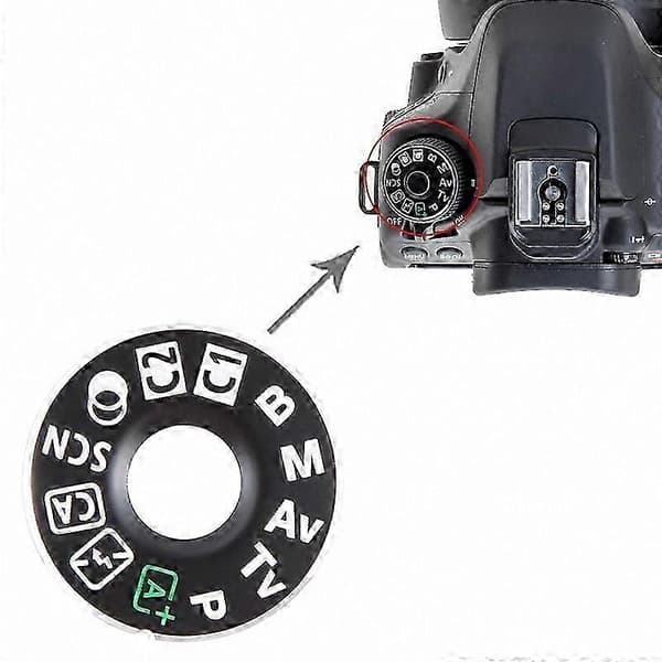 Erstatningsdel for kameramodusvelger for Canon EOS 80D Not Specified