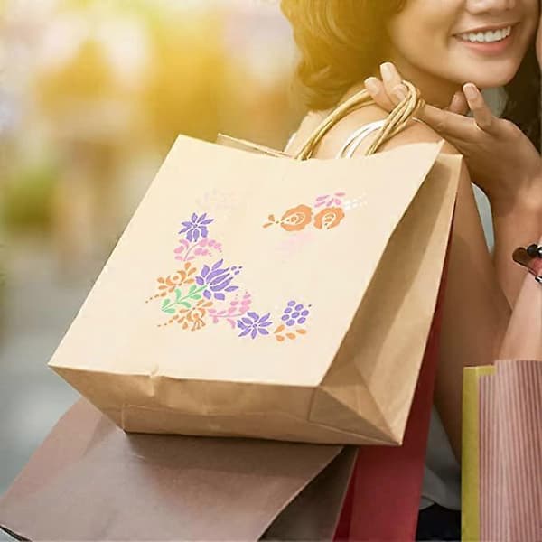 7 st ihåliga målningsschabloner söta studenter dekoration prydnad DIY-mall