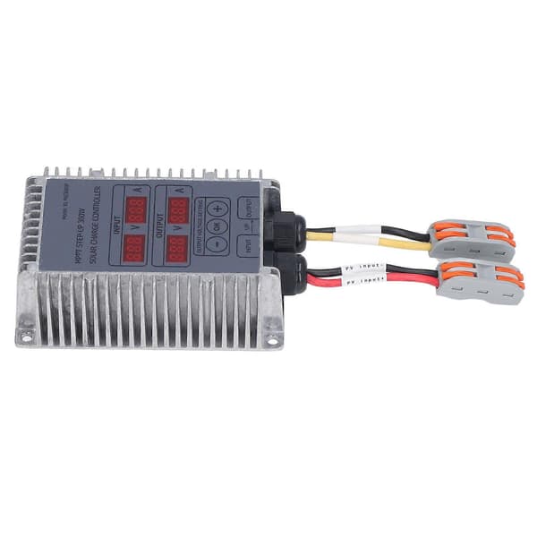 Solladdningsregulator Boost MPPT Spänning Justerbar Vattentät med Display 24‑85V 300WCJY