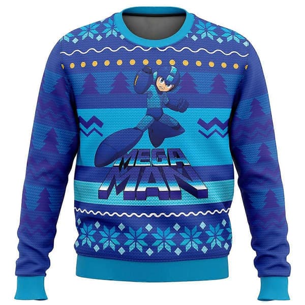 Mega Man Mega Juleferie Grim Julesweater Gave Julemand Pullover Mænd 3D Sweatshirt Og Top Efterårs- og Vintertøj EL0155 S
