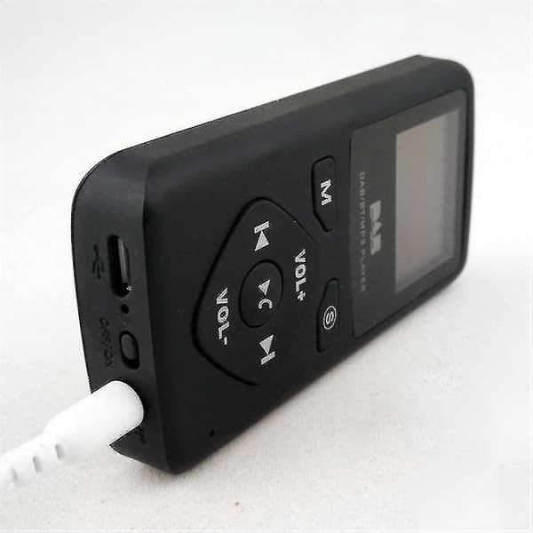 Bærbar Lomme DAB Radio Digital Bluetooth MP3-afspiller Velegnet til Vandring og Løb