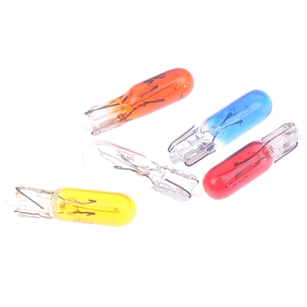 10 stk T5 12v 1.2w halogenpære for dashbord Model 1