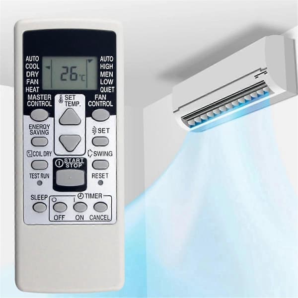 Ersättningsfjärrkontroll AR-RCD1C för Fujitsu luftkonditionering CJY White