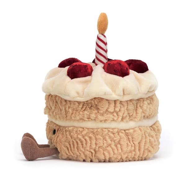 Amuseables Bursdagskake Jellycat Plysj - Peekt