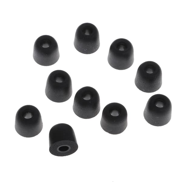 30 Stykker Ørepropper Memory Foam Ørepropper til In-Ear Hovedtelefoner 4,5 mm