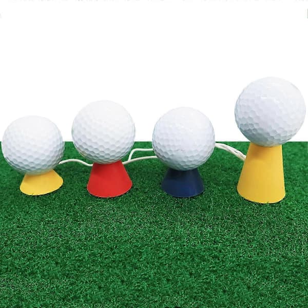 Jumbo Vinter Gummi Golf Tees - 4st Plast Golf Tees med Variabla Höjder för Träning under Frostiga Dagar