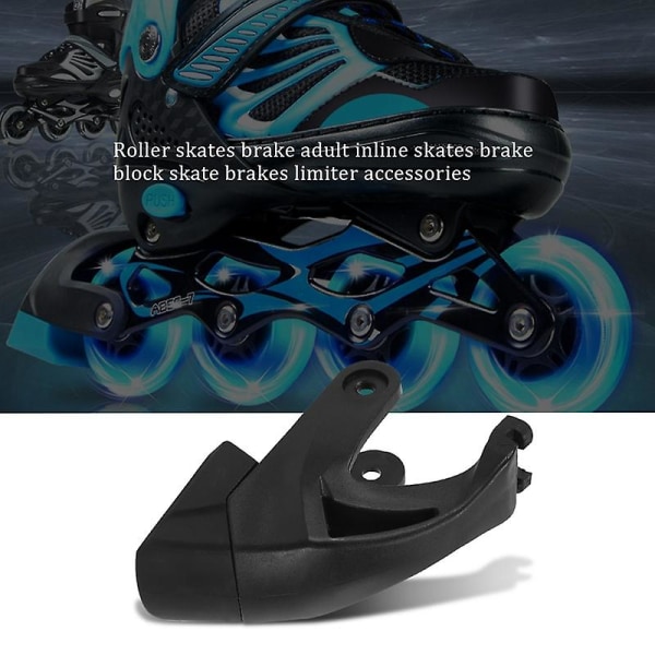 4 st Rullskatesbromsar Vuxen Inline Skates Bromsblock Skatebroms Stopptillbehör