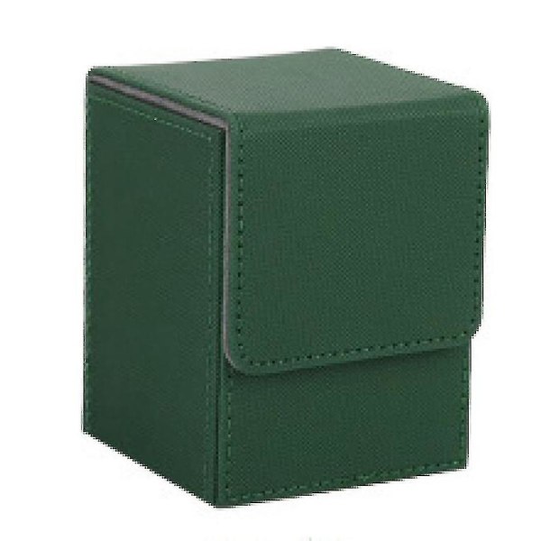 Card Case Deck Box Sleeved Cards Deck Game Box Yugioh Bindersille: 100+, vihreä