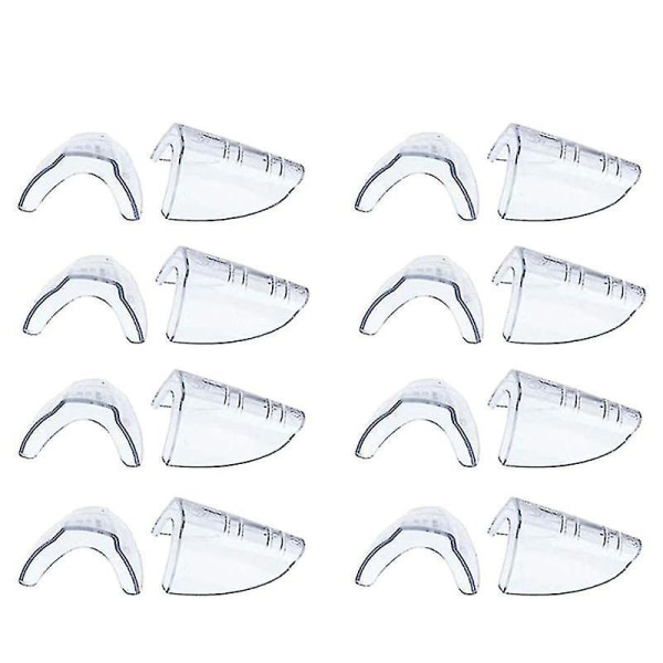8 paria suojalaseja sivussa, läpinäkyvä sivusuoja suojalaseille - sopii useimpiin silmälaseihin (m) -xx