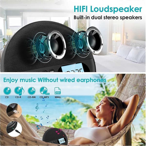 CD-soitin, Bluetooth CD-soitin kaiuttimilla, ladattava CD-soitin CJY