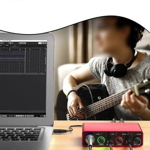 Focusrite Scarlett Solo 3:e generationens USB-gränssnitt för gitarrister och sångare