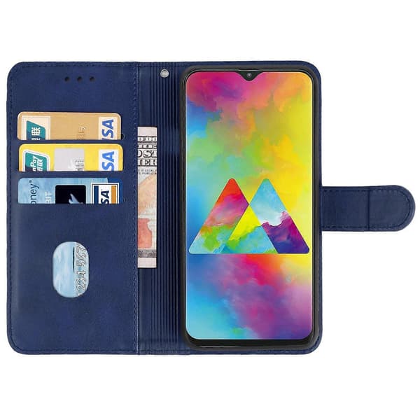 Samsung Galaxy M20 -nahkakotelo Blue