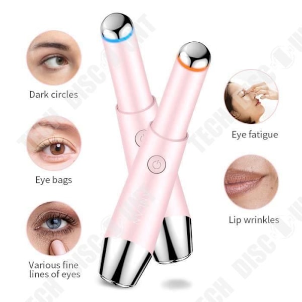 TD® MANUEL MASSAGEENHED, ANLAN Øjenmassager Anti-Aging Rynke Øjenplaster Ion Relief Massage Maskine