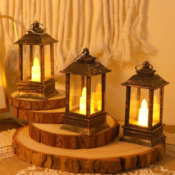 Ramadan Led Ljuslyktor Led-ljus Flamlösa batteridrivna nattljus