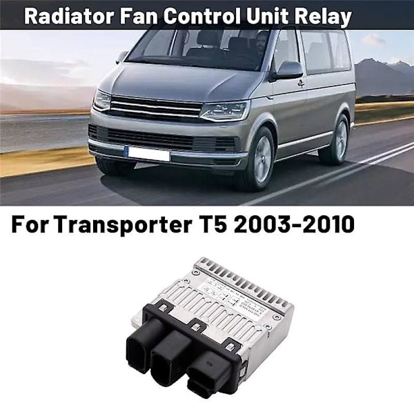 Bil Radiator Blæserstyringsrelæ Til - Transporter T5 2003-2010 7h0919506d