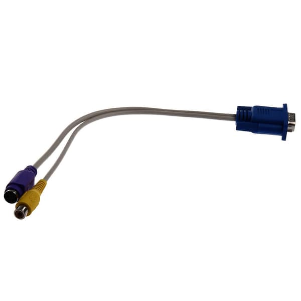 TV-ut VGA til S-Video/RCA-kabeladapterCJY