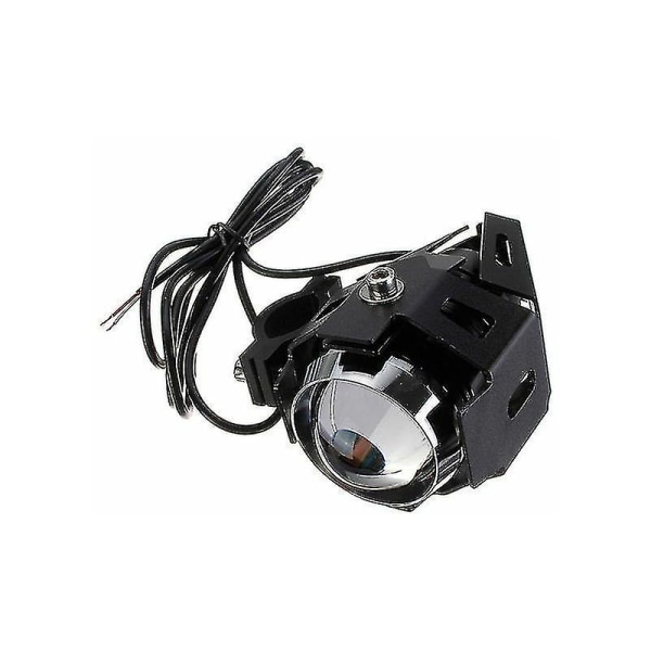 U5 125w 3000lm Motorcykel Vandtæt High Power Led Forlygte Spot Lys Sort Jiujiuso