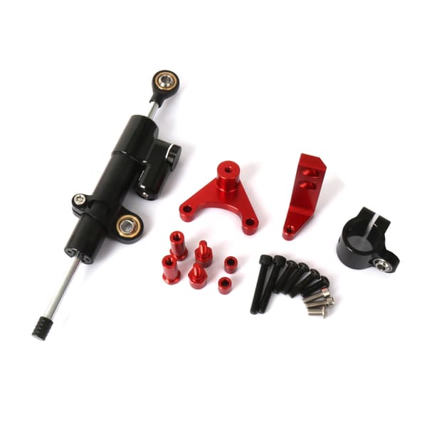 Motorcycle Accessories for Ducati HYPERMOTARD 950 SP 2016-2018 Steering Damper Stabilizer Bracket Kit Red Bl Black Bracket