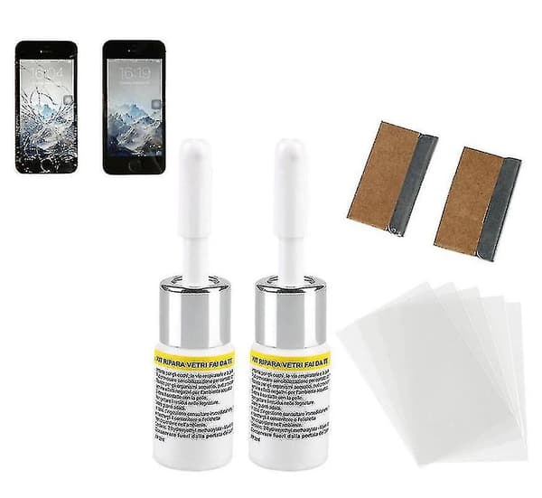 2-pack Telefon Skärm Spricka Reparationskit